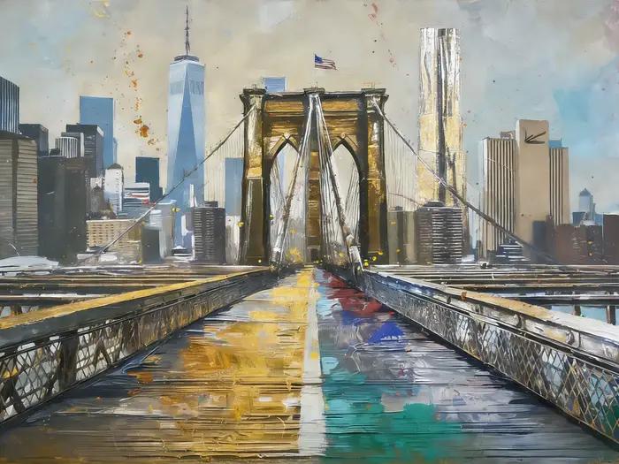 Peinture abstraite moderne