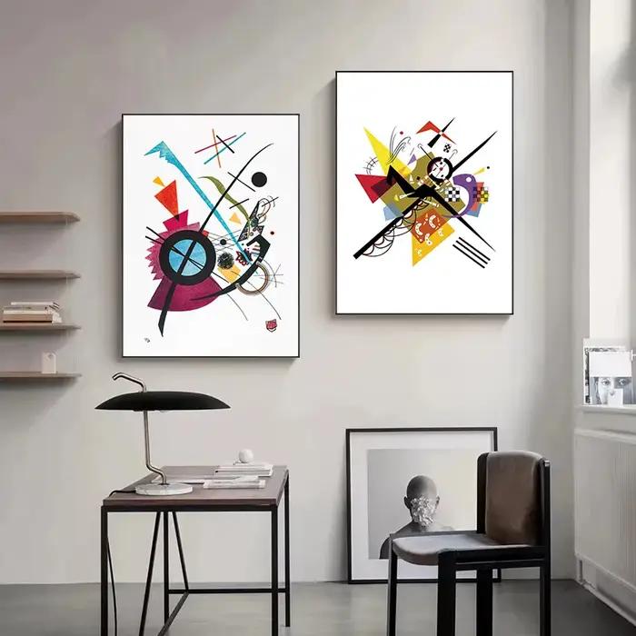 Kandinsky – affiches et imprimés d'œuvres d'art colorées de géométrie abstraite célèbre
