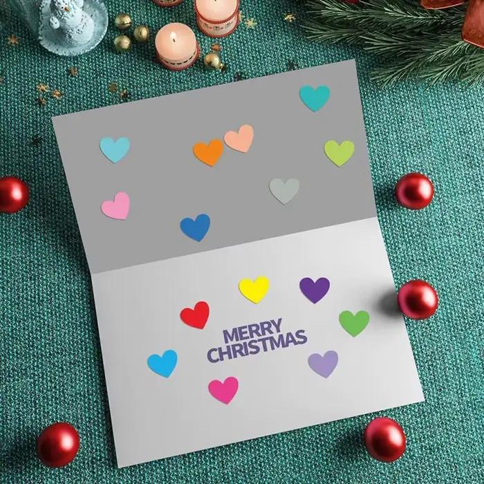 10 feuilles de petits autocollants, 2250 autocollants en forme de cœur, 15 couleurs, autocollants en forme de cœur pour les cadeaux de fête, l'artisanat, le scrapbooking, ensemble d'autocollants