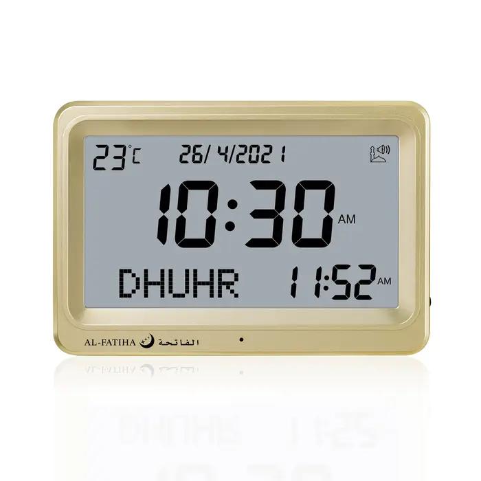 AL FATIHA – horloge murale LCD Azan