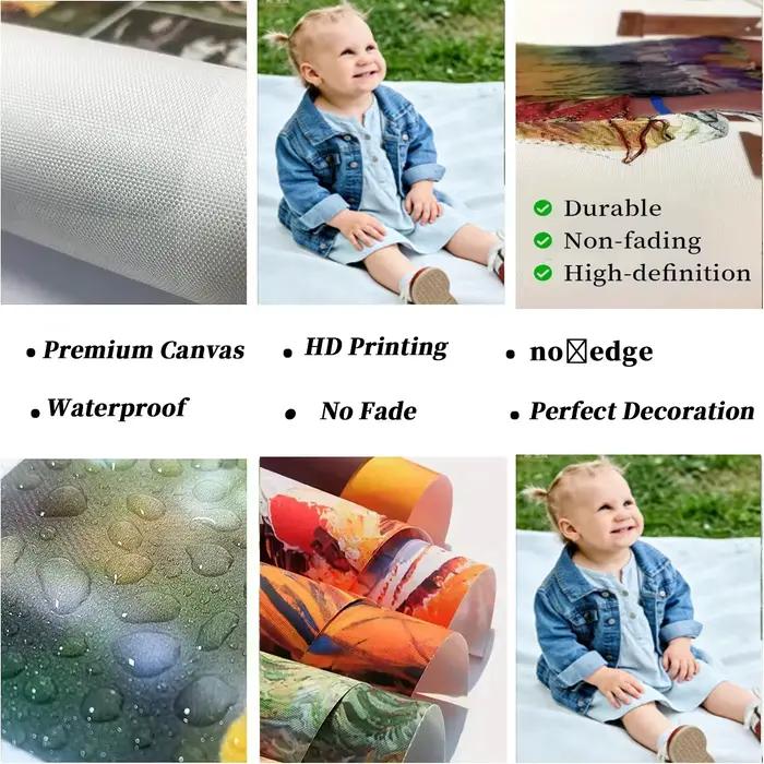 Peinture sur toile personnalisable avec texte personnalisé