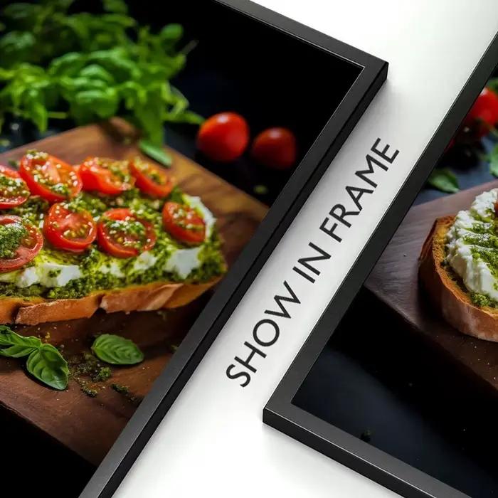 Affiche de cuisine alimentaire imprimée viande Burger Pizza toile peinture Restaurant décoration mur Art photo décor à la maison cadeaux sans cadre