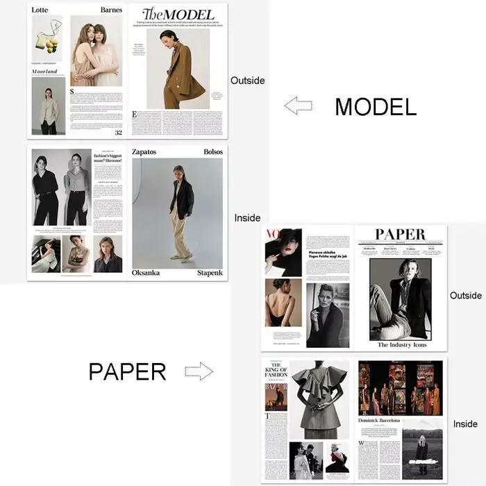 Affiche Multifonctionnelle de Style Journal Anglais Rétro