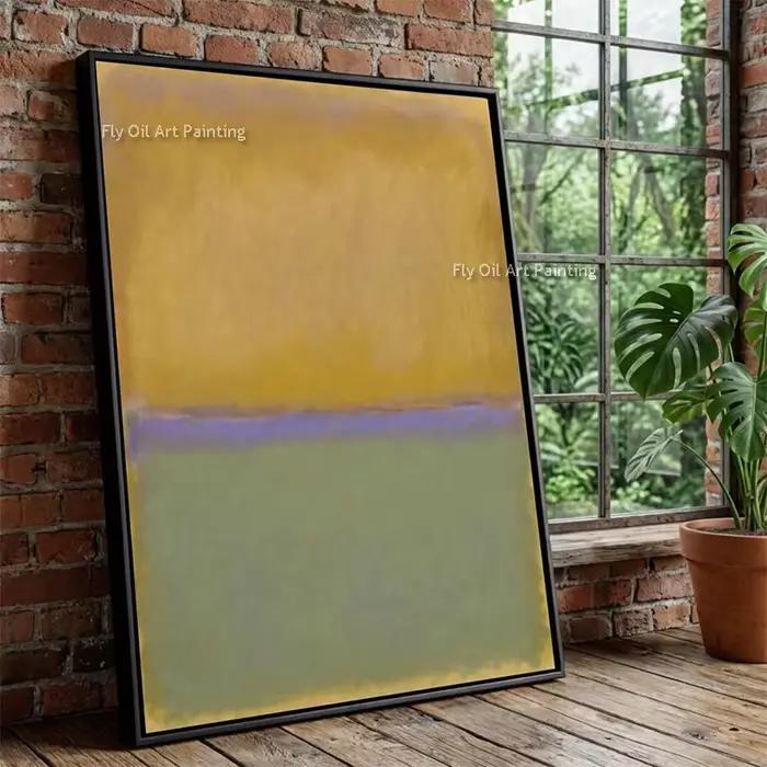Peinture à l'huile sur toile inspirée de Mark Rothko