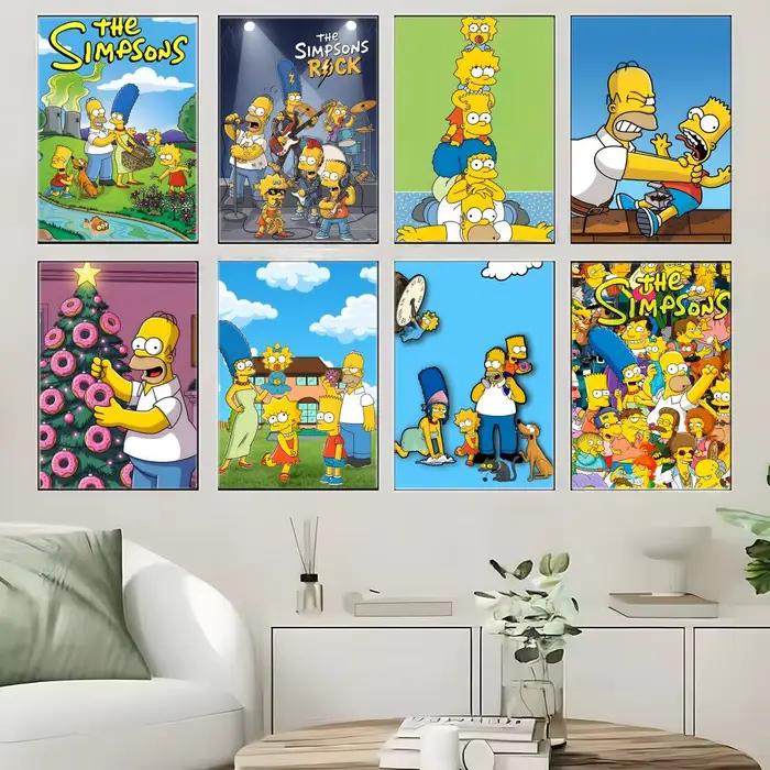 Affiche autocollante de dessin animé classique T-The S-Simpsons