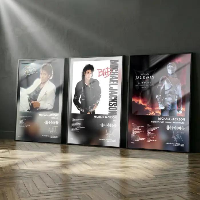 Ensemble d'affiches d'album de Michael Jackson