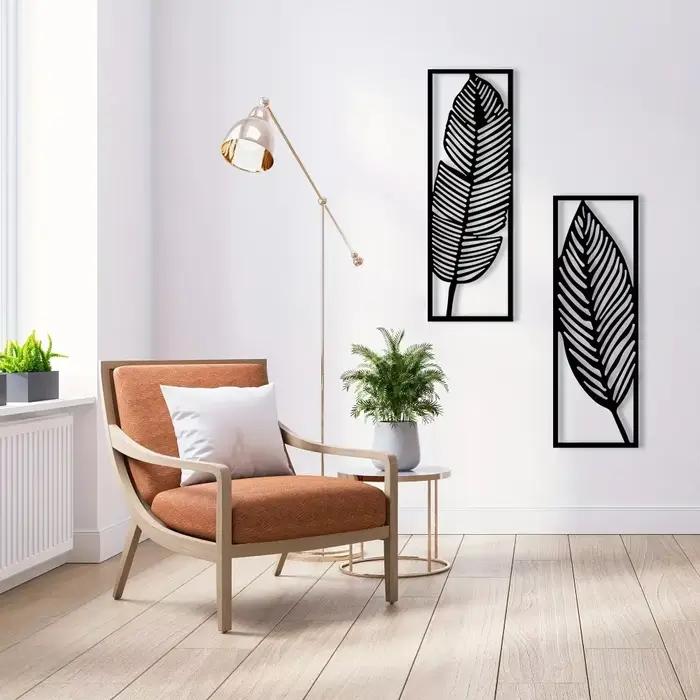Feuilles décoratives en métal