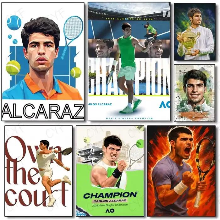 Affiche murale de Carlos Alcaraz
