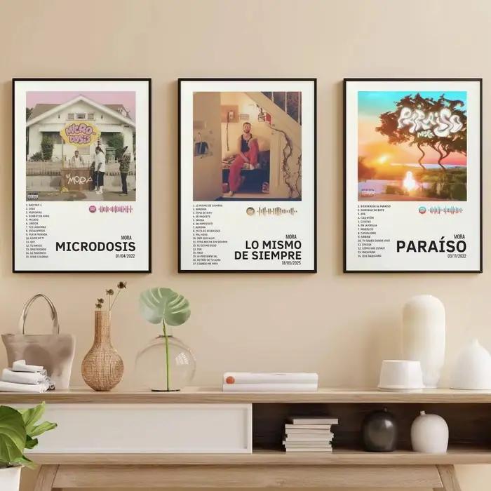 M-Mora affiche Album de musique couverture série Art