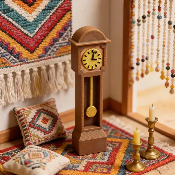 Horloge miniature pour maison de poupée