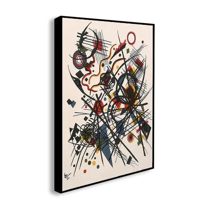 Wassily Kandinsky affiche toile mur Art impression murale abstraite peinture décorative moderne décor à la maison cadeau pour amis sans cadre