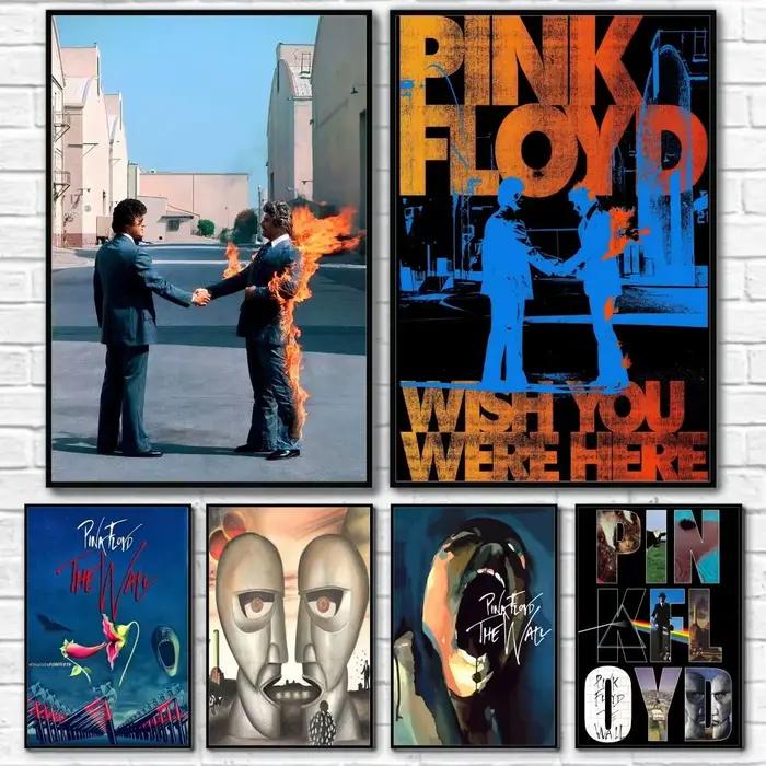 Rock p-rose f-floyd affiche papier étanche impression chambre décor autocollants Art décoration murale