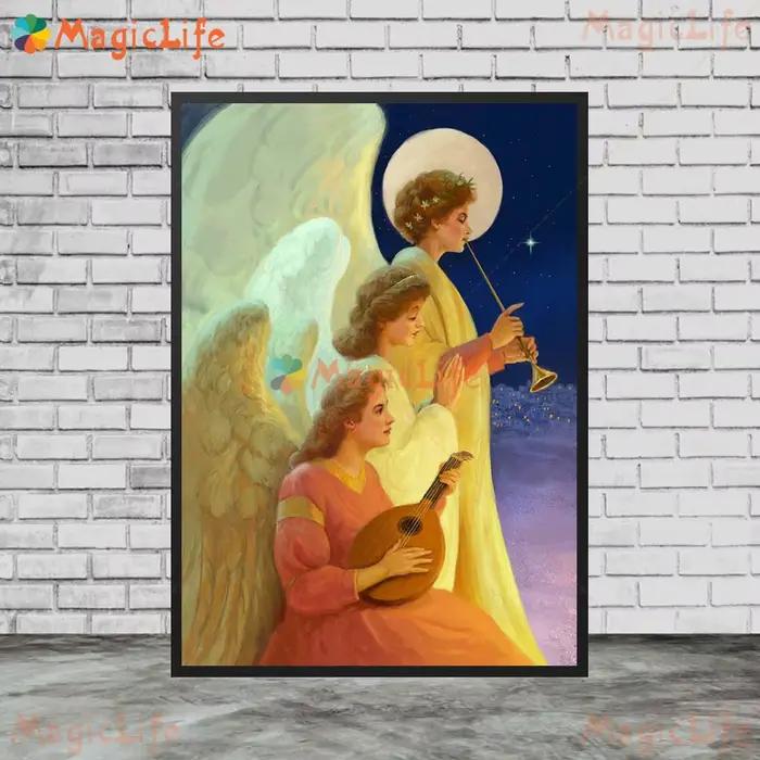Affiche nordique de rédemption de Religion de la vierge marie de jésus