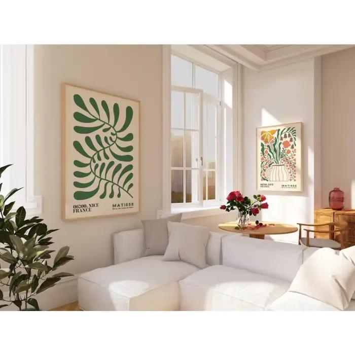 2 fleurs Matisse sans cadre