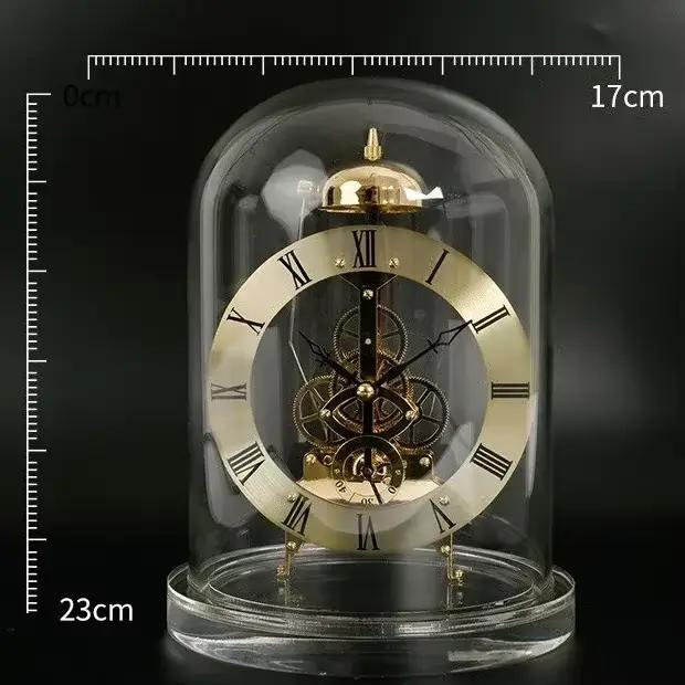 Horloge de bureau mécanique en métal nordique
