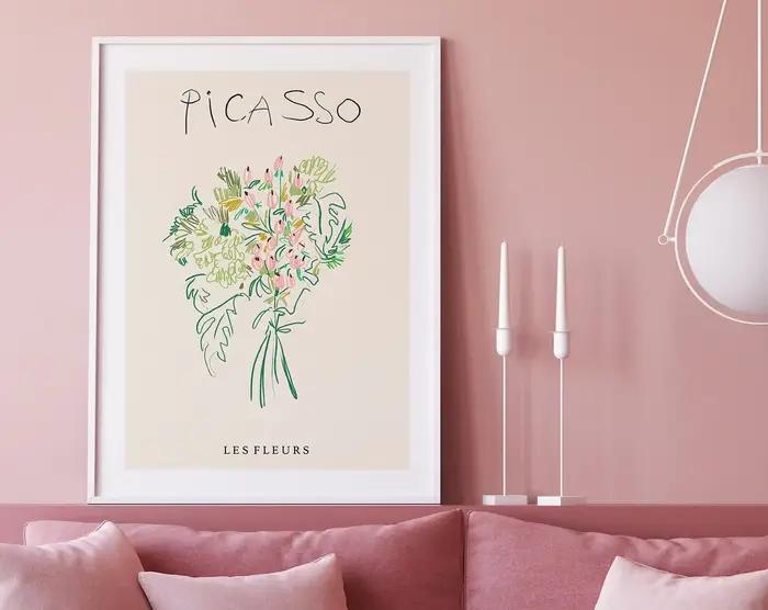 Affiche et imprimés de fleurs abstraites Matisse
