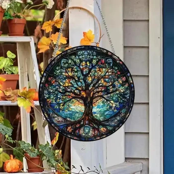 Décoration murale en acrylique peinte à la main