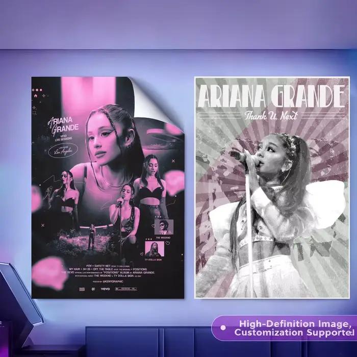 Peinture de chanteur Pop a- Ariana g-grande