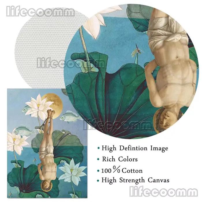 Toile d'art mural abstrait Saint