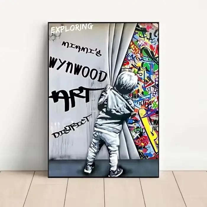 Banksy Street Graffiti Pop Art toile mur Art affiche fantaisie peintures murales impressions photo pour salon Bar décoratif