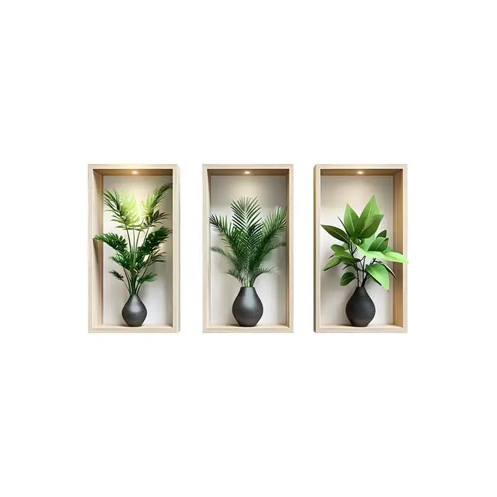 Autocollant Mural plantes vertes