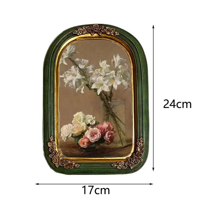 Cadre d'affichage de photos en résine Antique de luxe