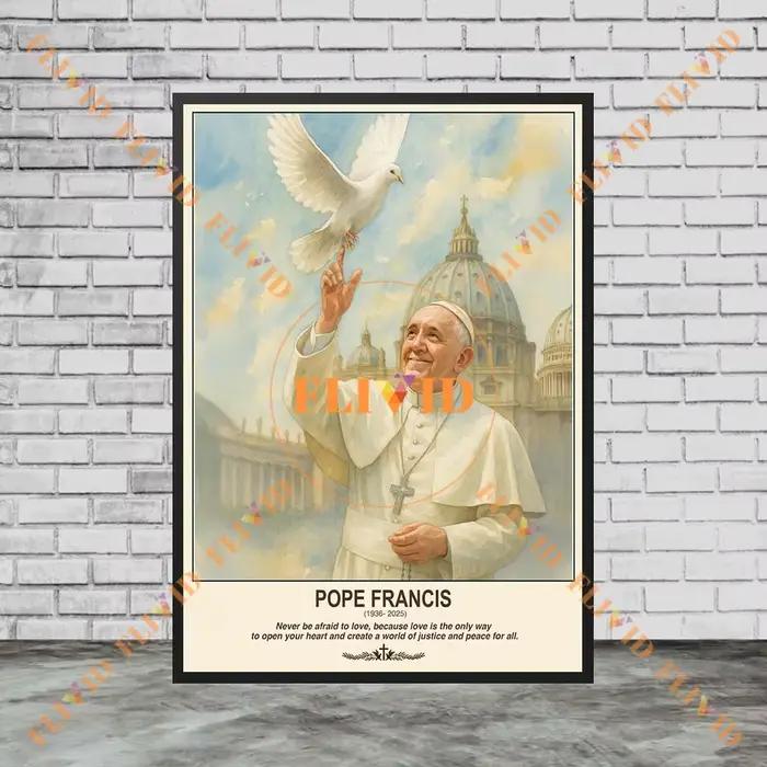 Affiche murale du pape archange