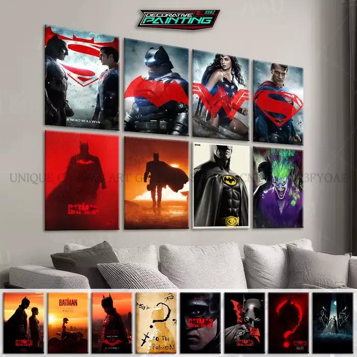 Film Batman VS Superman toile peinture décor à la maison photos Justice League imprimé affiche salon mur Art sans cadre Mural