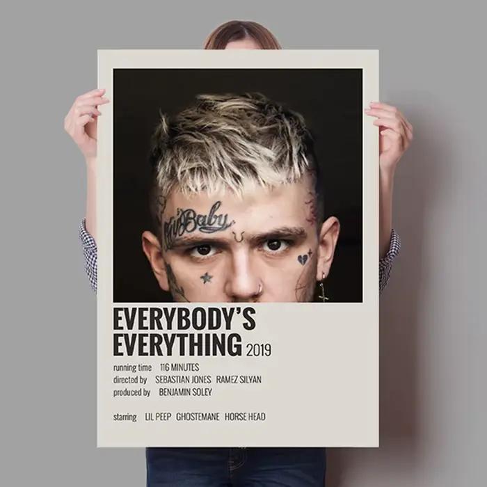 Lil Peep-Affiche Hip Hop Toile Peinture