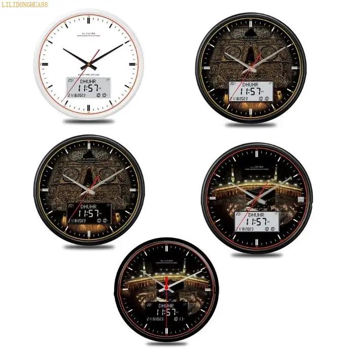 J1ha FAJ-360 Vintage Round Wall Clock Morloge d'alarme multifonctionnel pour le bureau chambre