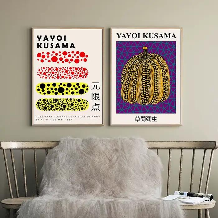 Yayoi Kusama – peinture sur toile