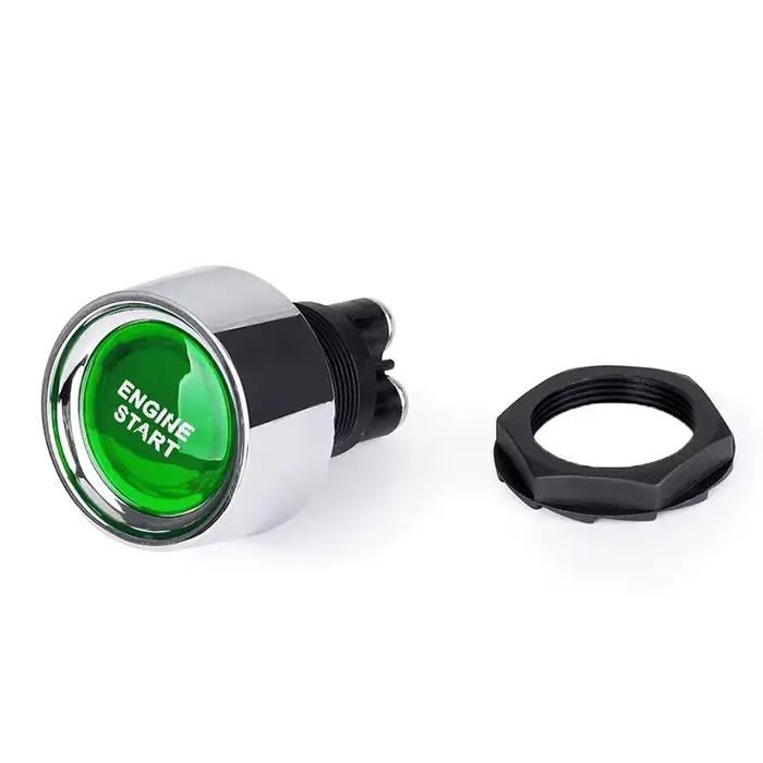 Bouton poussoir de démarrage du moteur de voiture, interrupteur sans clé, bouton de démarrage, démarreur d'allumage, interrupteurs marche/arrêt, démarrage du moteur de voiture