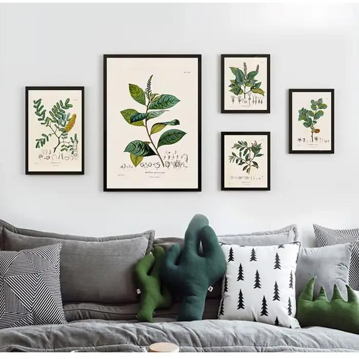 Peinture sur toile botanique