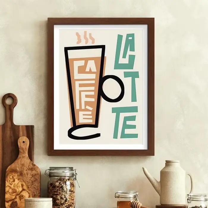 Affiche de Club de café de Style bohème sans cadre
