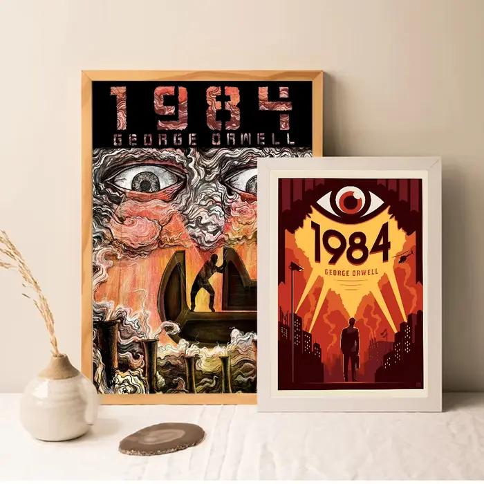 Affiches autocollantes de film George Orwell