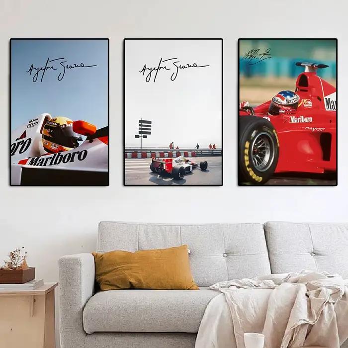 Affiche et impression de graffiti de piste de course abstraite