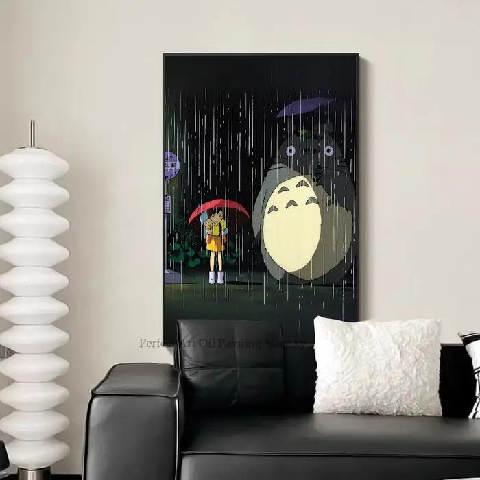 Studio Ghibmovies Anime T-Totoro Cartoon Poster