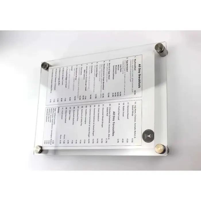 Cadres muraux en plexiglas pour affiche