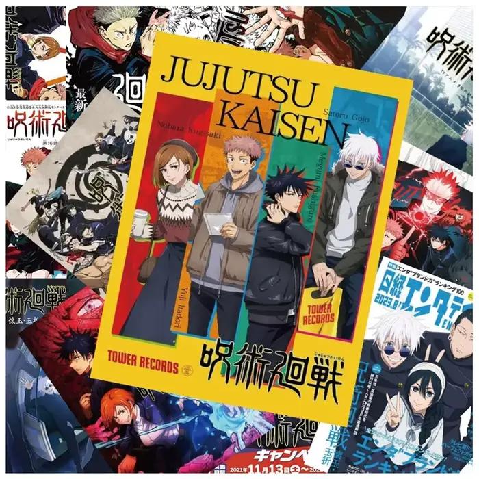 10/30/60 pièces Cool Jujutsu Kaisen Anime affiche autocollants Satoru Gojo dessin