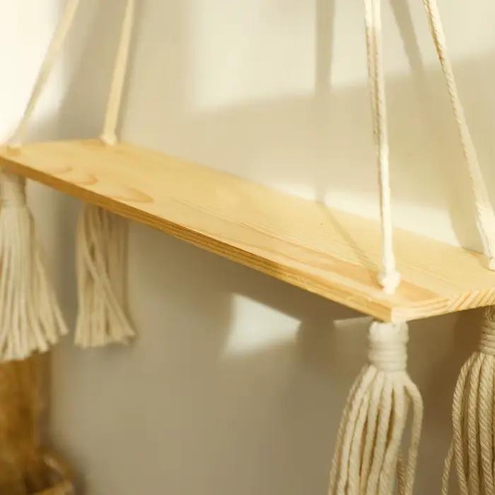 Étagère murale en bois