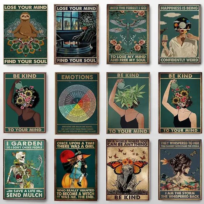 Affiche de santé mentale pour filles