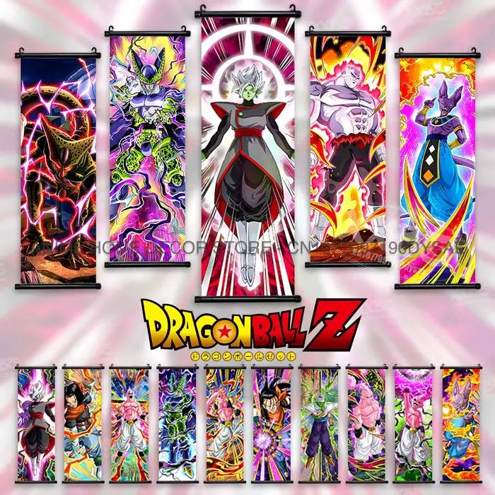 Dragon Ball affiche mur Art bière Anime papier peint Whis rouleaux photo végéta décor à la maison Majin Buu peinture décorative troncs