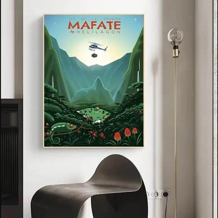 Affiches et imprimés de voyage Vintage de paysage