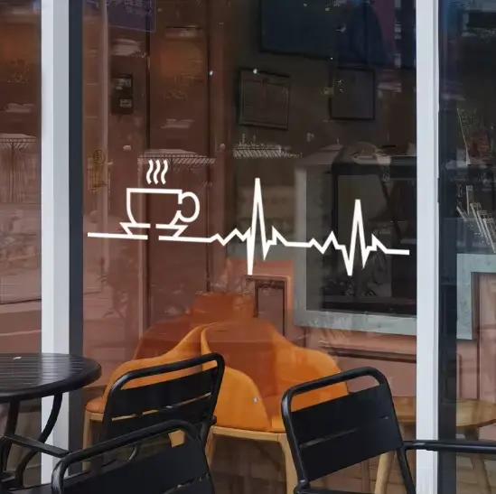 Autocollants muraux pour décoration de café