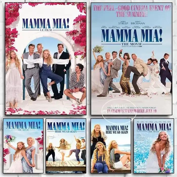 Maman Mia! Peinture sur toile de l'émission de télévision classique, impression HD, gestion pour chambre à coucher, club, café, mur de cinéma, décoration d'intérieur, cadeaux