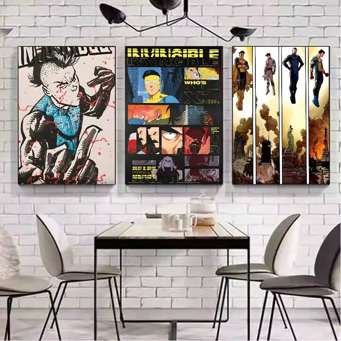 Affiche d'images de dessins animés I-InvincibleS