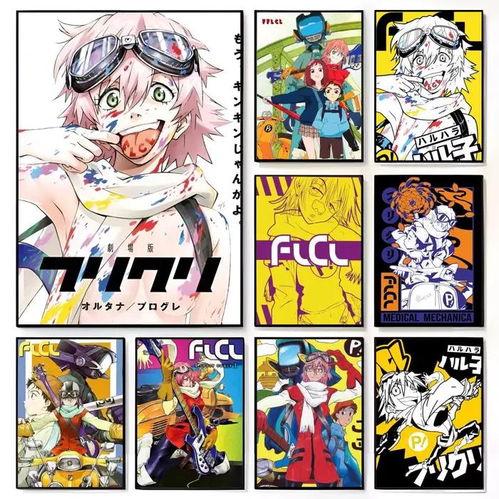 Affiche d'anime Flcl, affiche fantaisie