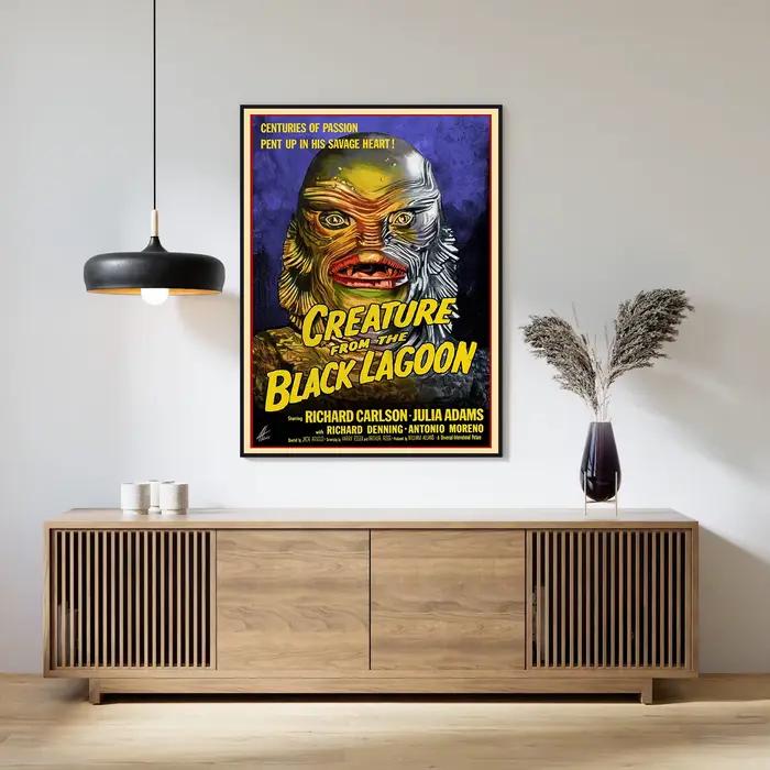 Affiche de film monstre mondial