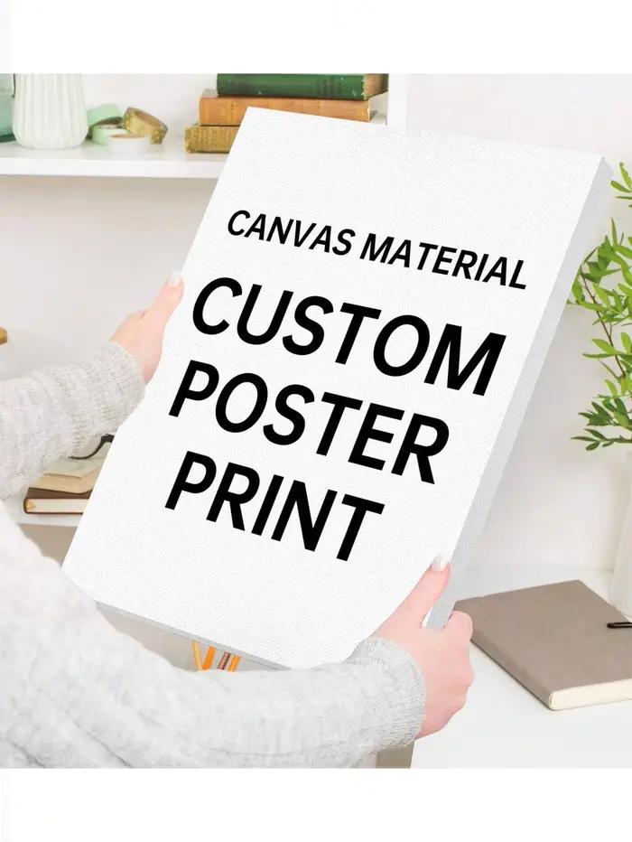 Affiche en toile personnalisable avec cadre