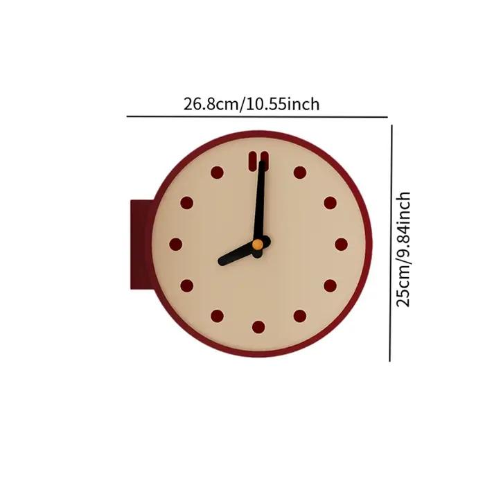 Horloge murale d'angle